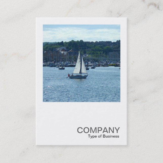 Square Photo 0331 - Cardiff Marina Business Card (Front)