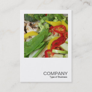 Square Photo 0380 - Stir-fry 02 Business Card
