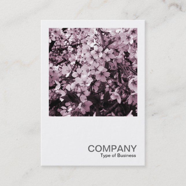 Square Photo 041 - Cherry Blossom Business Card (Front)