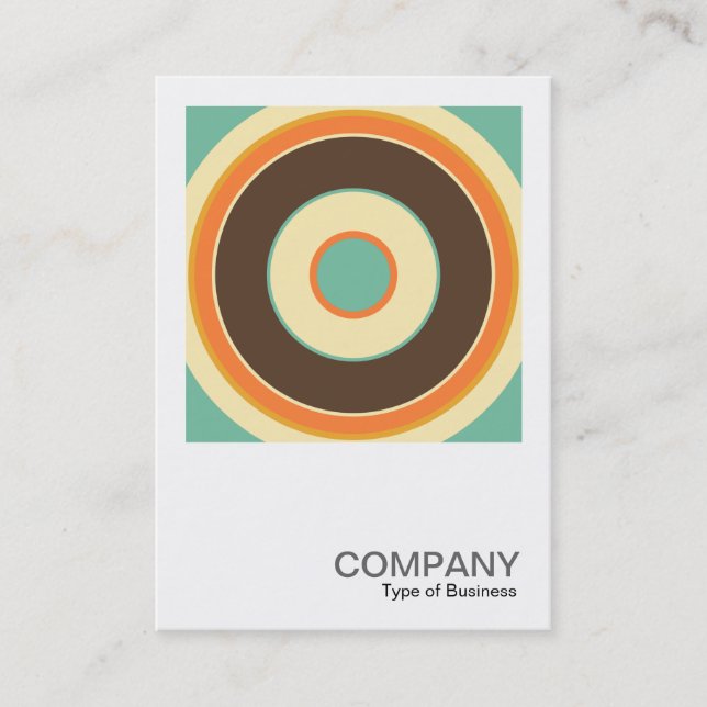 Square Photo 0429 - Colourful  Circle 02 Business Card (Front)