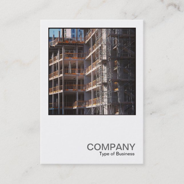Square Photo 0450 - Construction Business Card (Front)