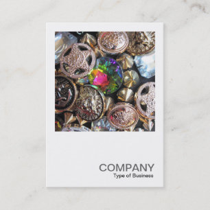 Square Photo 0479 - Flea Market Bling Business Card