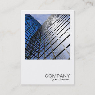 Square Photo 0495 - Reflective Office Block Business Card