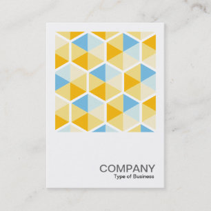 Square Photo 0547 - Hexagon Pattern 03 Business Card