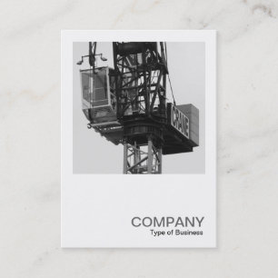 Square Photo 0584 - Tower Crane 02 Business Card