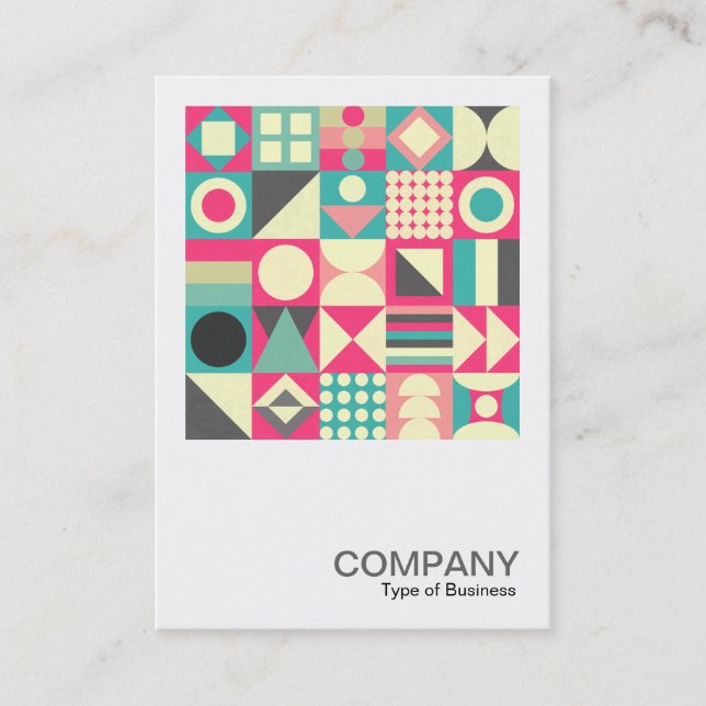 Square Photo 0596 - Abstract Squares 110419 Business Card (Front)