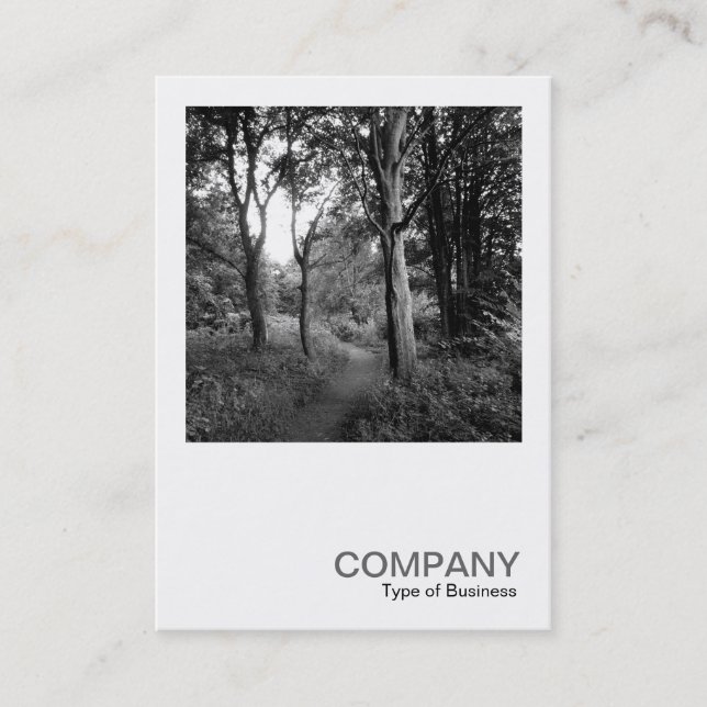Square Photo 061 - In the Woods Business Card (Front)