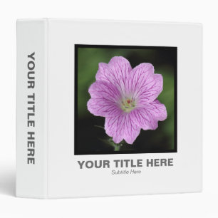 Square Photo (1.5in) - Pink Geranium Binder