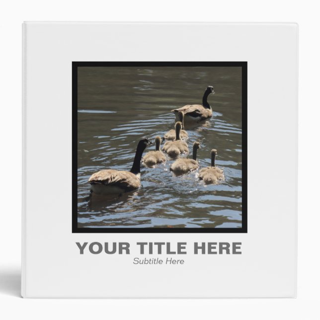 Square Photo (2in) - Canada Geese Binder (Front)