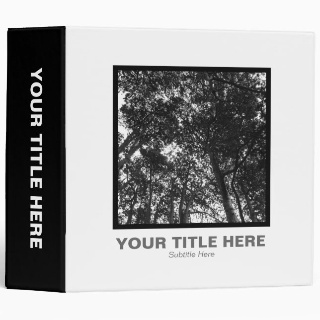 Square Photo (2in) - Scots Pine Trees Binder (Front/Spine)