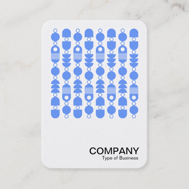 Square Photo - Abstract 140823 - Baby Blue Business Card (Front)