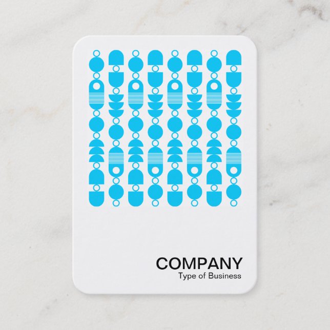 Square Photo - Abstract 140823 - Sky Blue Business Card (Front)
