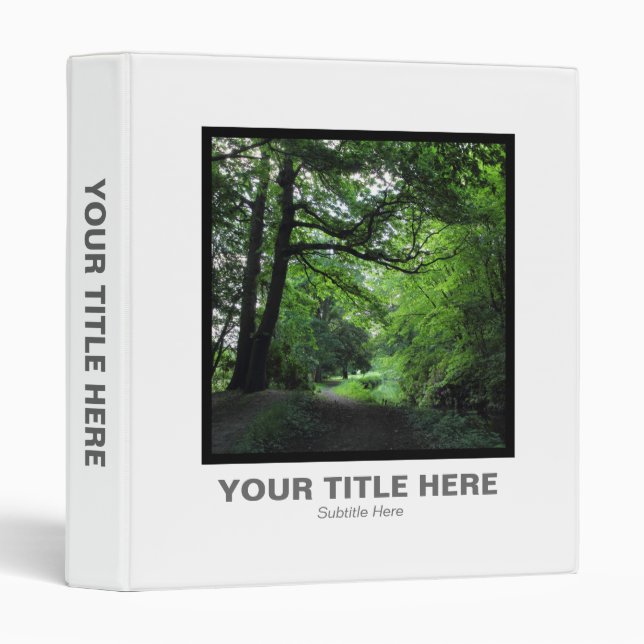 Square Photo - Canal Binder (Front/Spine)