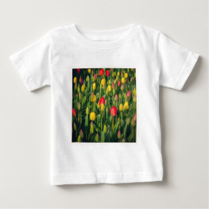 Square Photo - Colourful Tulips Baby T-Shirt