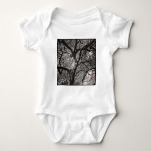 Square Photo - Magnolia Tree in Early Spring Baby Bodysuit