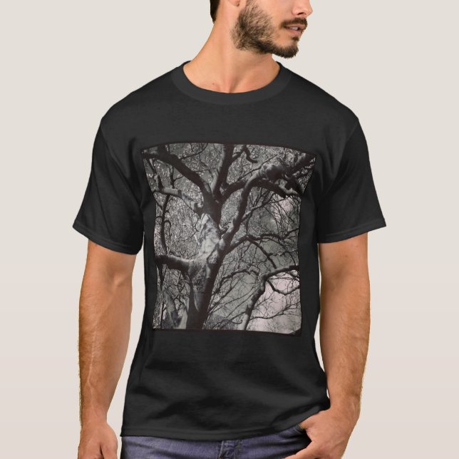 Square Photo - Magnolia Tree in Early Spring T-Shirt (Front)