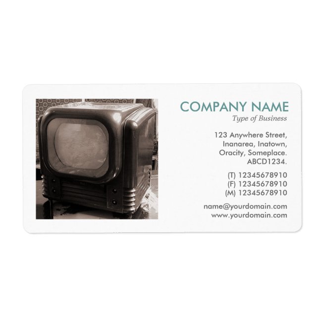 Square Photo - Old Telly (Front)
