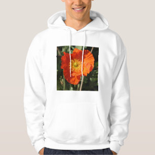 Square Photo - Orange Poppy Hoodie