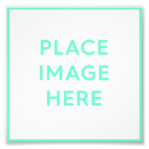 Square Photo Print Enlargement 6" x 6"