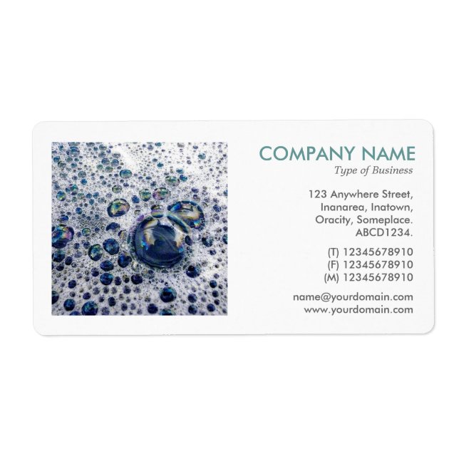 Square Photo - Soap Suds (Front)