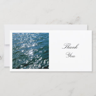Square Photo - Sparkling Water Thank You Card