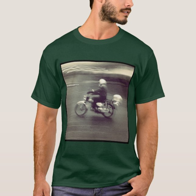 Square Photo - Speedy Moped T-Shirt (Front)