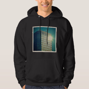 Square Photo - Sun on a Building Hoodie