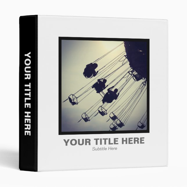 Square Photo - Swing Roundabout Binder (Front/Spine)