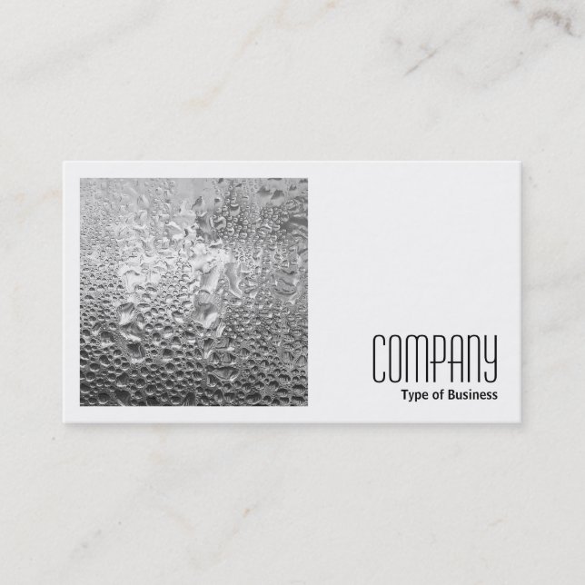 Square Photo (v2) - Cool Water Business Card (Front)