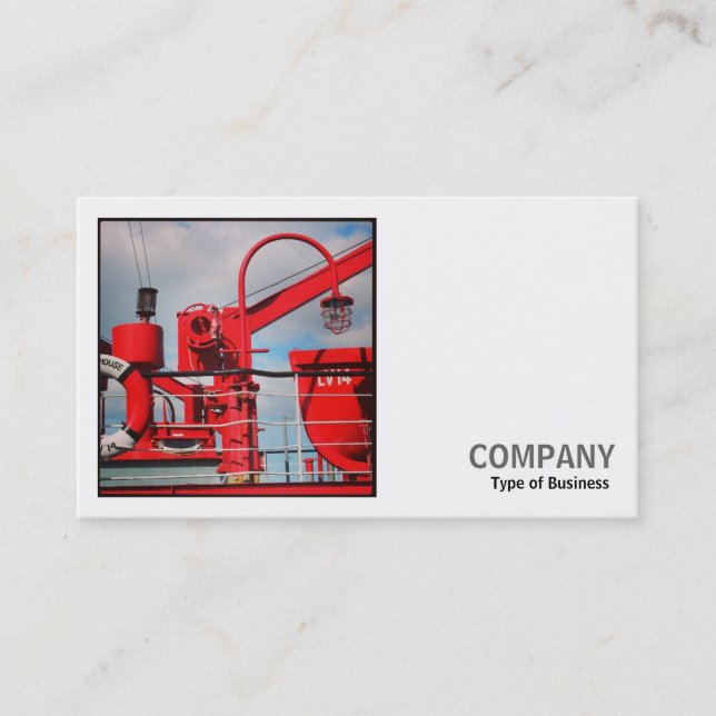 Square Photo (v2) - Light Ship Details Business Card (Front)