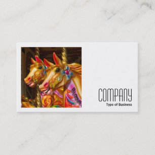 Square Photo (v2) - Merry-go-round Horses Business Card
