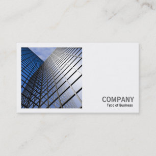 Square Photo (v2) - Reflective Office Block Business Card