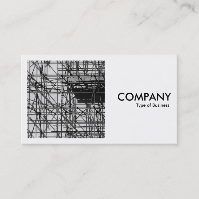 Square Photo (v2) - Scaffolding Business Card (Front)