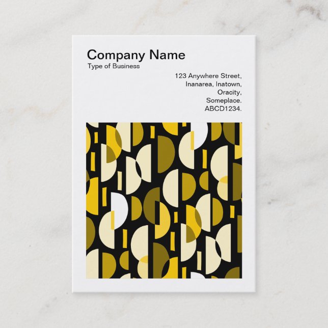 Square Photo (v3) - Crescent Pat 010921 - Amber Business Card (Front)