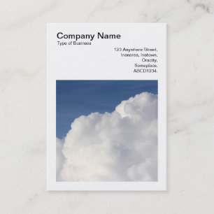 Square Photo (v3) - Cumulus Cloud Business Card