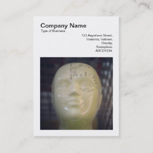 Square Photo (v3) - Phrenology Head Business Card