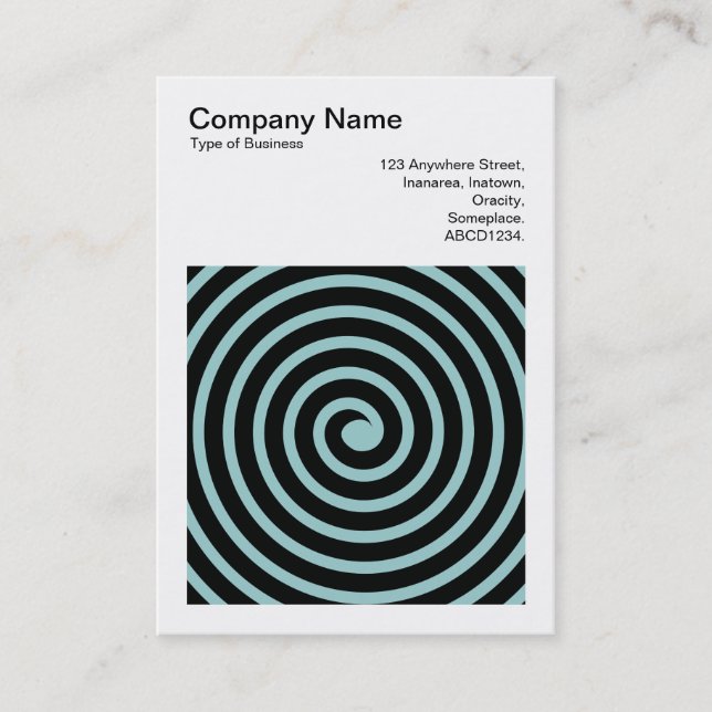 Square Photo (v3) - Spiral Business Card (Front)