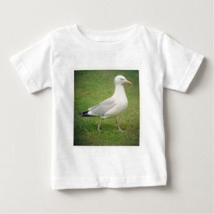 Square Photo - Walking Seagull Baby T-Shirt