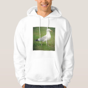 Square Photo - Walking Seagull Hoodie