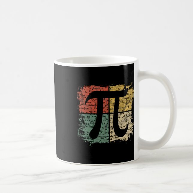 Square Pi Symbol Gift Math Equations Pi Day Teache Coffee Mug (Right)
