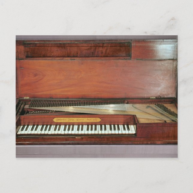 Square piano, 1767 (photo) postcard (Front)