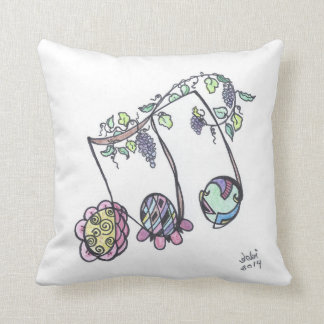 square pillow--triplets throw pillow