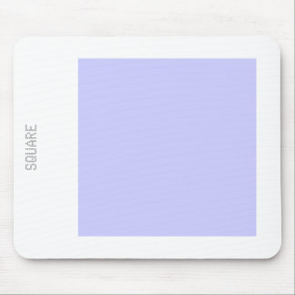 Square - Powder Blue and White Mouse Pad