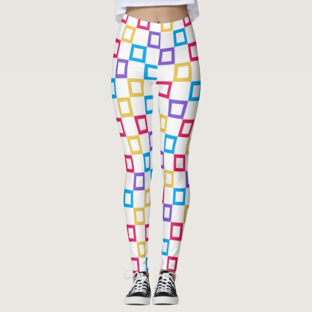 Square Rainbow Leggings (Front)
