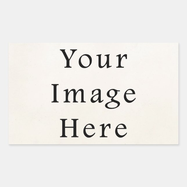 Square Rectangle Sticker Personalized Stickers (Front)