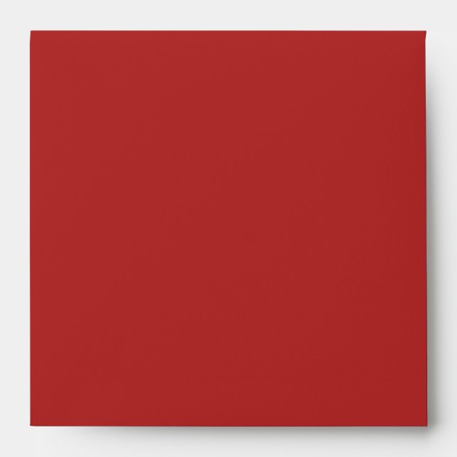 Square Red Black Linen Envelopes (Front)