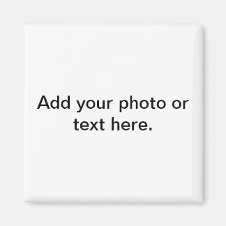 Square refrigerator magnet