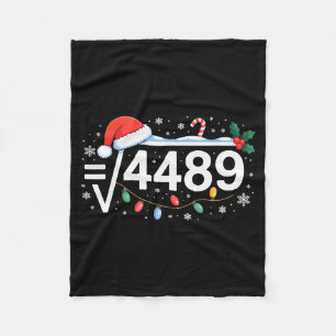 Square Root 4489 Funny 67 Meme Math Teacher 6 7 Ch Fleece Blanket