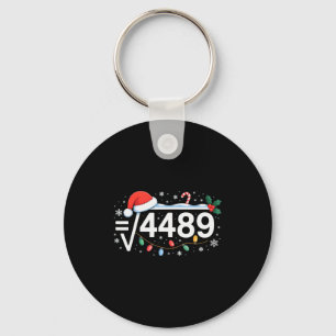 Square Root 4489 Funny 67 Meme Math Teacher 6 7 Ch Keychain