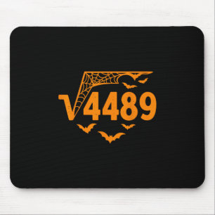 Square Root 4489 Funny Halloween Meme 67 Math Teac Mouse Pad
